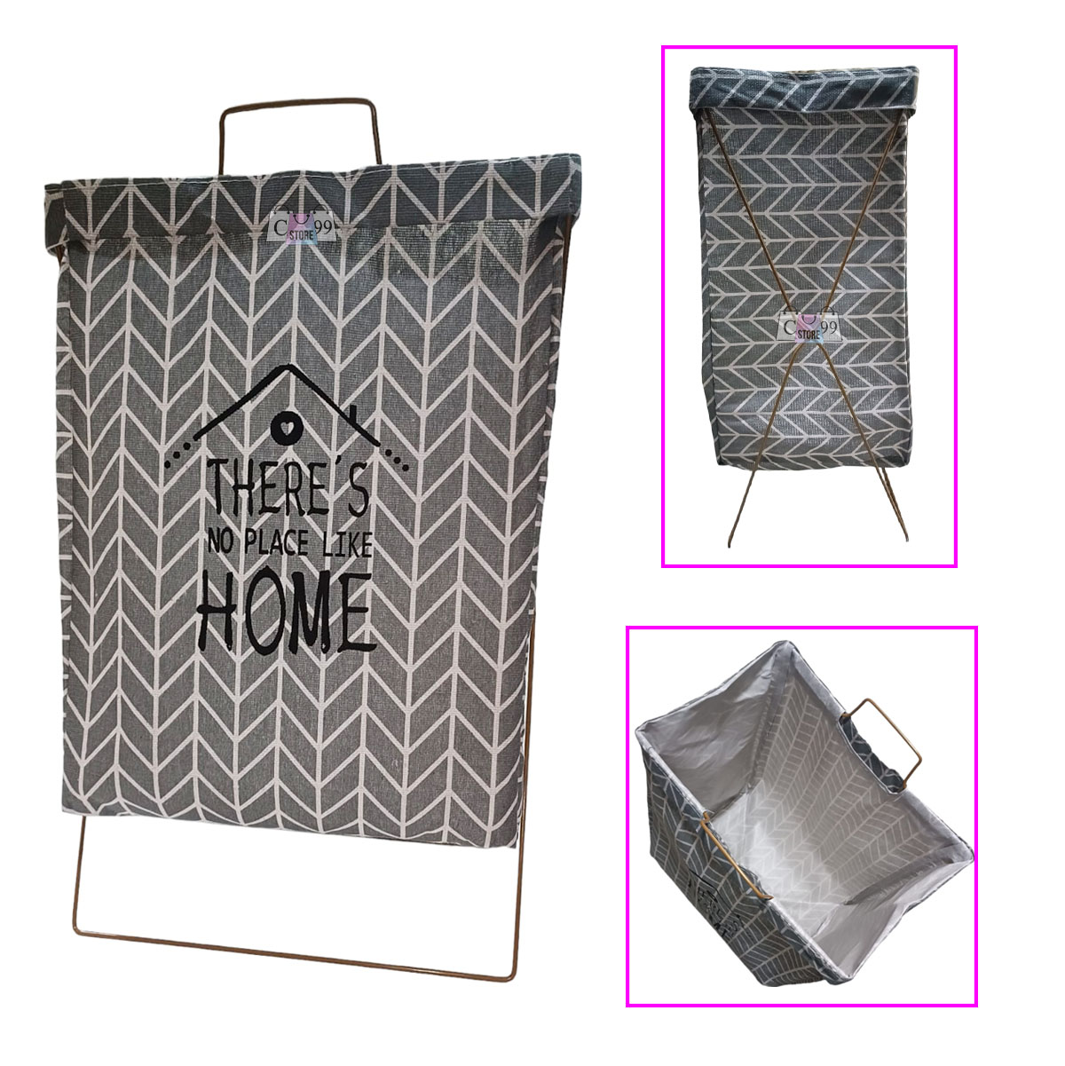 Miniatura 2 de Cesta Canasta plegable ropa o juguetes